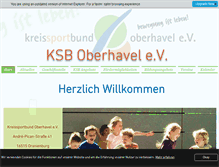 Tablet Screenshot of ksb-oberhavel.de